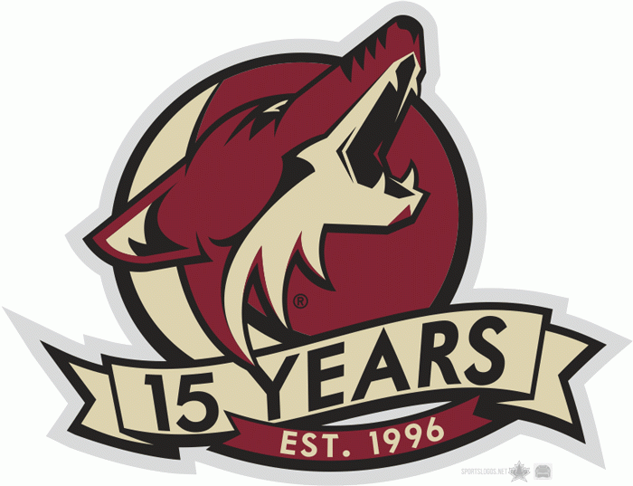 Phoenix Coyotes 2012 Anniversary Logo iron on transfers for T-shirts